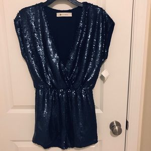 Impeccable Pig Sequin Romper